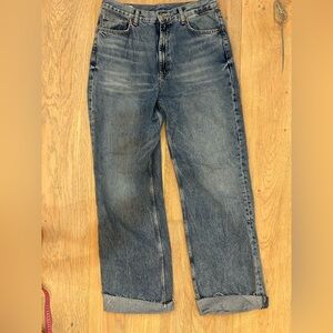 Zara Relaxed Fit Blue Jeans